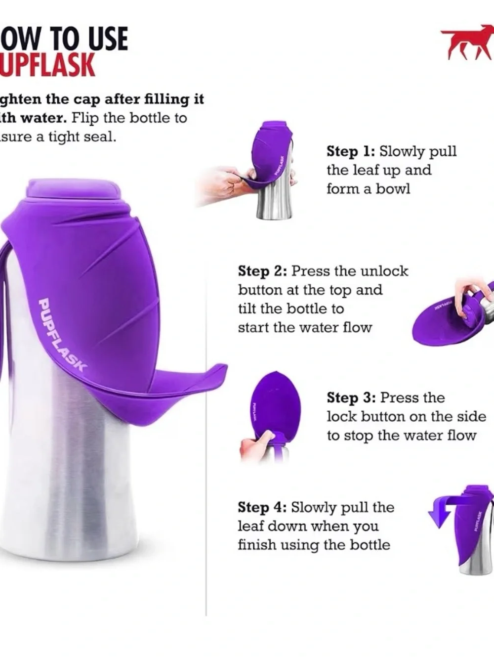 pupflask portable dog